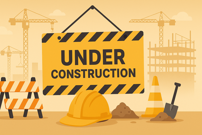 Under Construction - We're building something amazing